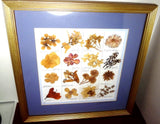 Ohio BOTANICAL FOLK ART dried flowers Signed- LISA MERRICK STUDIO - NORTON, OHIO Dried Flower