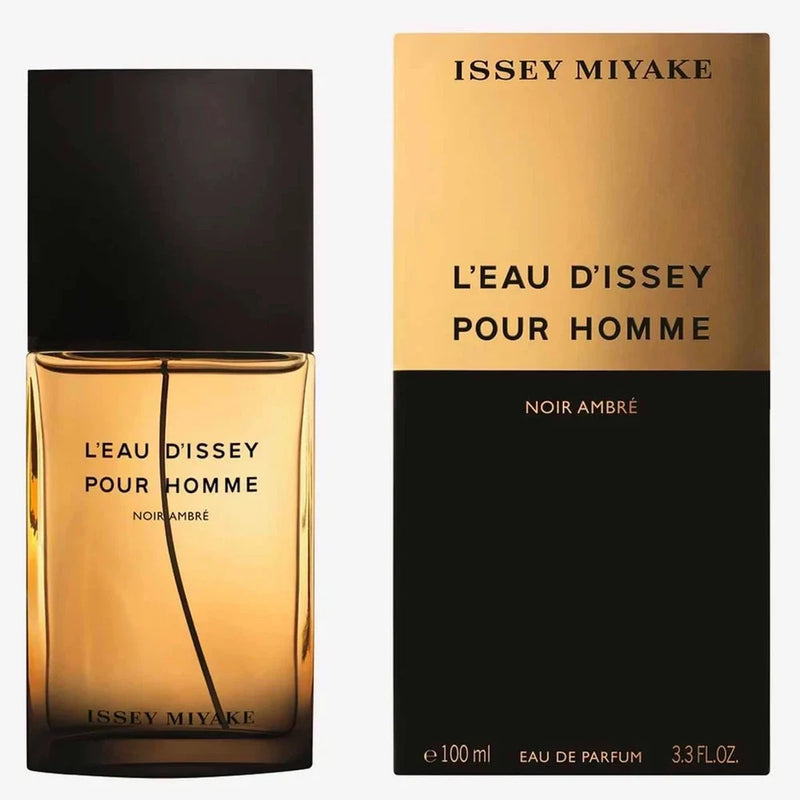 Issey Miyake men's Noir Ambre eau de parfum bottle and box