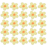 50 Pcs Mini Daisies Flower Sew on Patches, Flower Appliques Patches, Cream Daisies