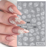 Nail Art Stickers Transfers Decals Spring Summer Flowers Floral Daisy NP25 Daisies