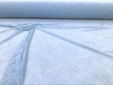 Stretch Lace Apparel Fabric Sheer Floral Powder Blue XX100 Flowering Plants