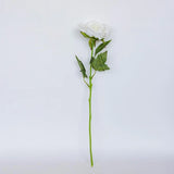 White Peony Stem Artificial Flower Peony