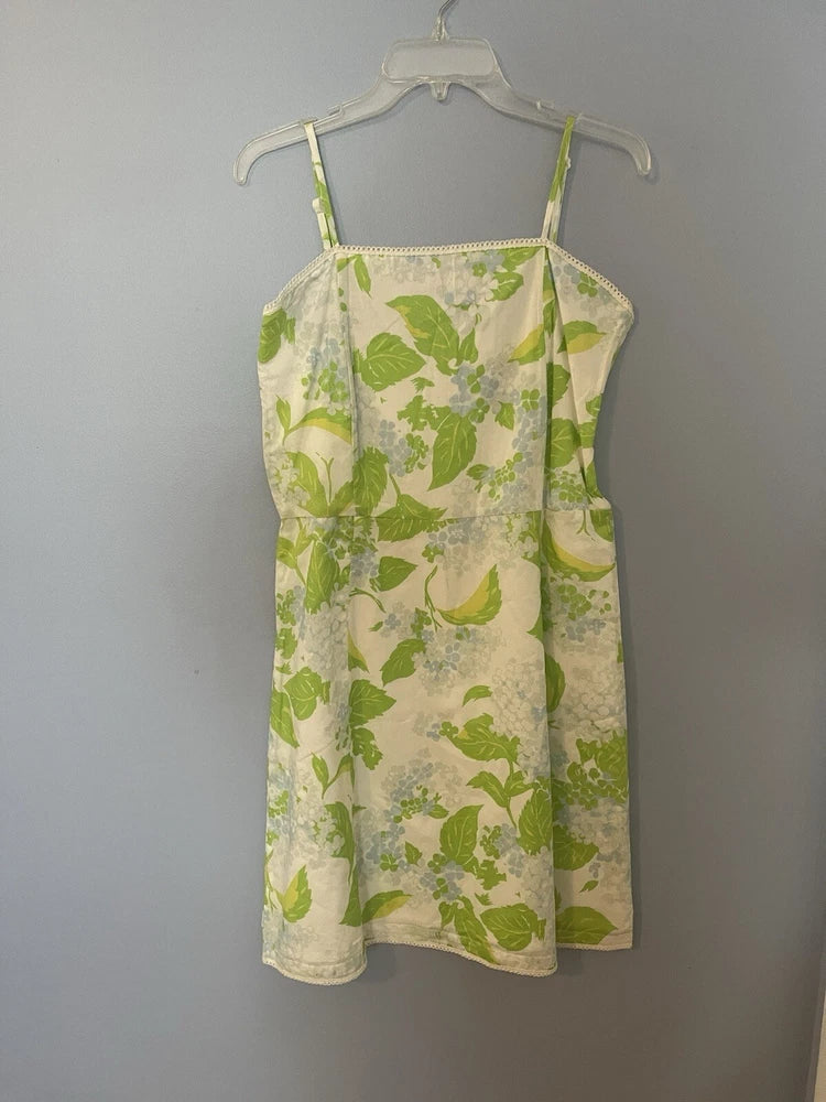 British Khaki Hydrangea Dress Size 10 Hydrangea