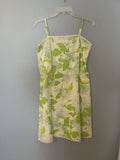 British Khaki Hydrangea Dress Size 10 Hydrangea