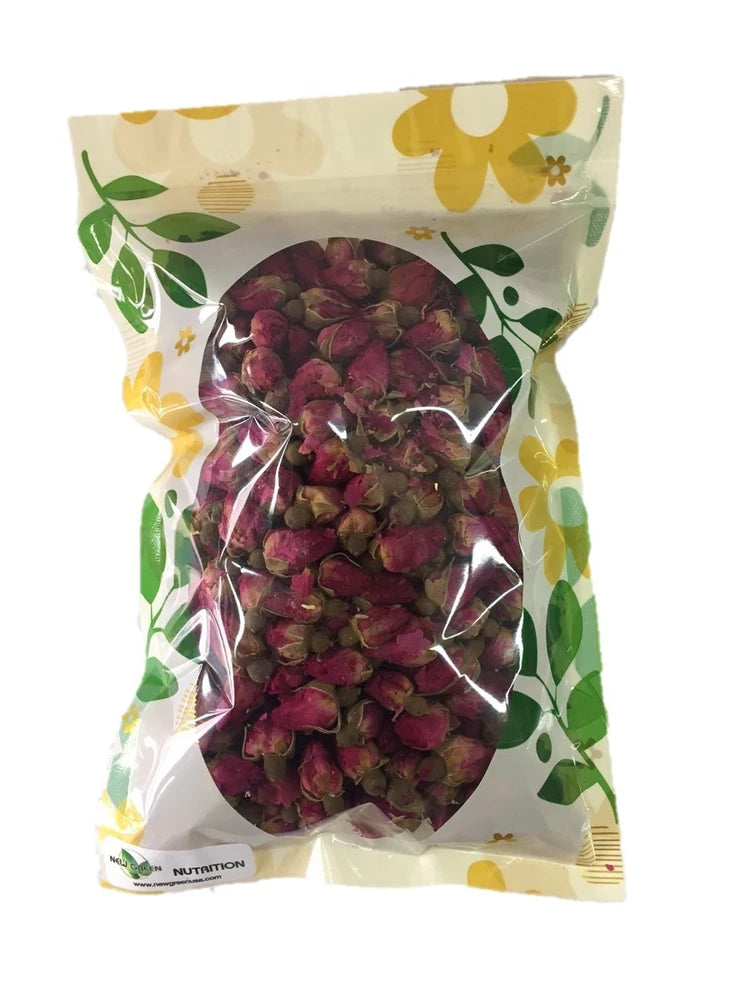 Bag of dried red rose buds, 100% natural herbs