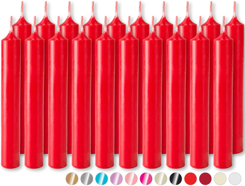 BRUBAKER 20 Small Candles for Rituals, Spells, Witchcraft, Wedding, Home Decor Bouquet