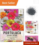 Moss Rose Seeds for Planting Portulaca Groundcover - Heirloom & Open Pollinat... Garden Plants