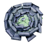 Ashland Blue and Green 12.5in Decorative Succulent Wall or Table Decoration Green Plant