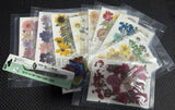 235 Pcs Pressed Dried Flowers & Butterfly Stickers Set for Resin Crafts, DIY Dried Flower