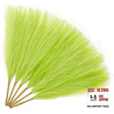 Light Green Pampas Grass Decor, 17.7 Inch 6pcs 17 Inch 6 Pcs A Light Green Pampas Grass