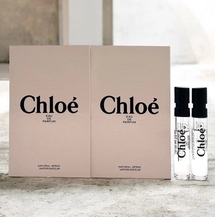 Chloe Eau de Parfum EDP Spray Sample 1.2 ml / 0.04 oz Each x2 - NEW  & FRESH EDP