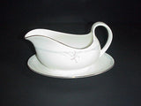 Royal Doulton Carnation Gravy Boat & Underplate H5084 Carnation