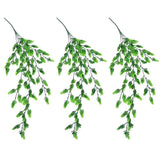 80cm Faux Pineapple Plant Vines Lifelike Green Decor for Home and Garden Use Green Plant