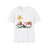 Floral Bliss T-Shirt, Sunflower Shirt, Nature Lover Tee, Flower Gift, Garden Sunflower