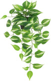 Artificial Devil's Ivy Golden Pothos Fake Plant,Hanging Potted Plants Medium Green Plant