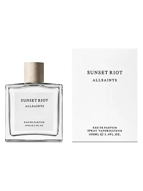 Allsaints Sunset Riot eau de parfum 100 ml glass spray bottle with box