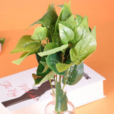 10 Pcs Indoor Artificial Plants Living Room Decor Tropical Leaves Green Plant