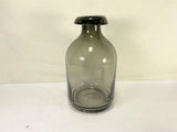 AAA16 Black Glass Smoked Decorative Home Decor Pampas Grass Bottle Vase Set of 1 Pampas Grass