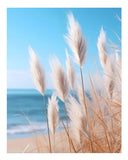 Coastal Pampas Grass Wall Art Poster Beach Nature Decor Fine Art Print Pampas Grass