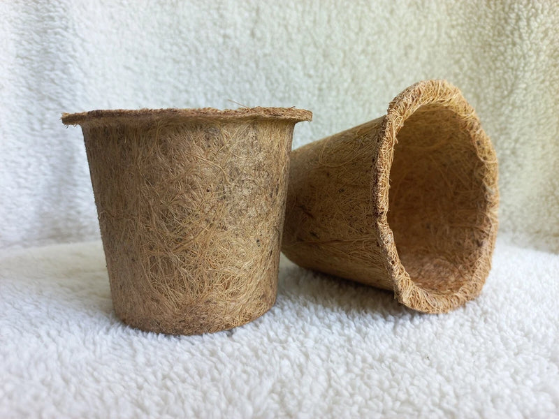 Coir Coco Fiber Pot Plant Seeds Natural Biodegradable Garden Nursery EcoFriendly Garden Plants