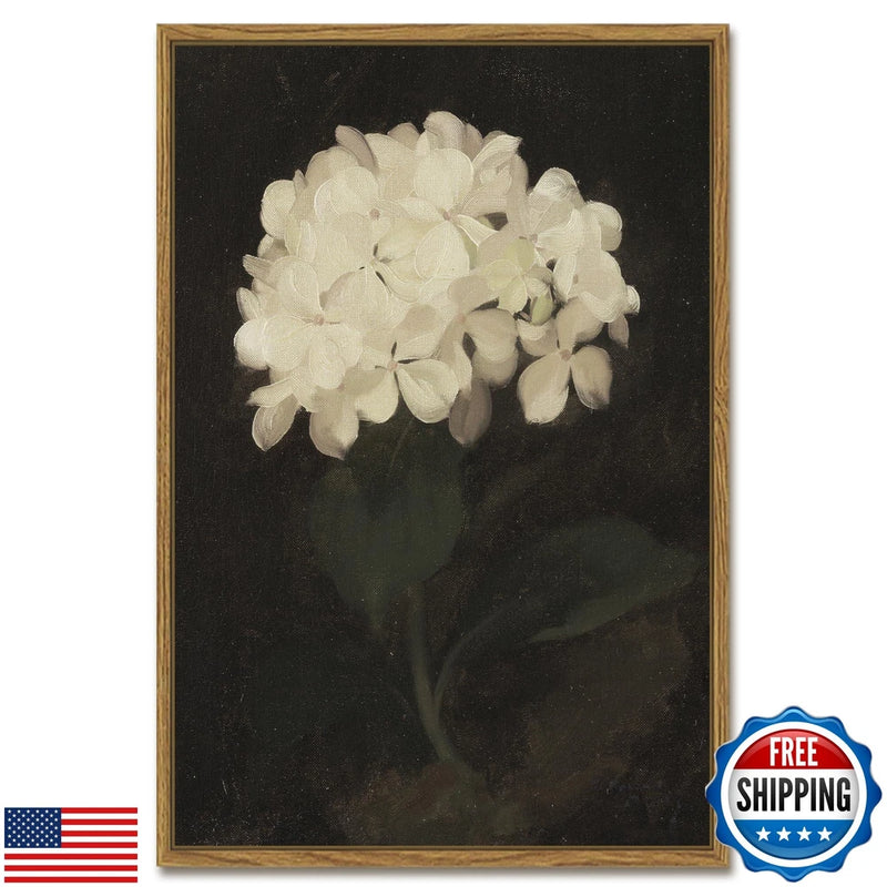 SHENIFY Large 16x24in Vintage Hydrangeas Ball Wall Home Decor Flower Classic Hydrangea