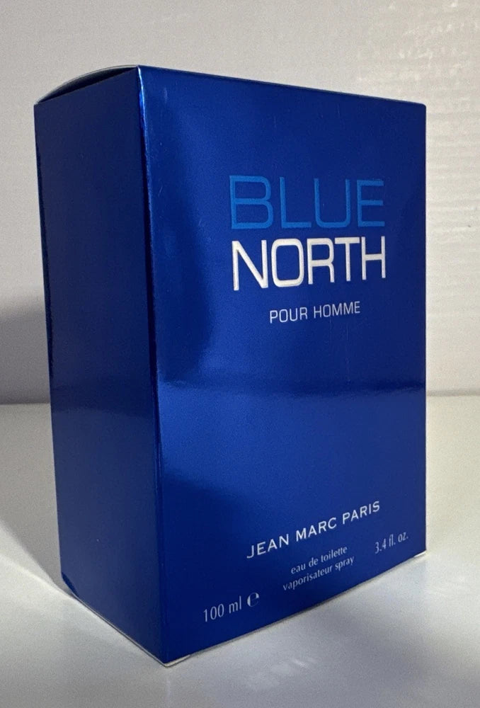 Jean Marc Paris Blue North Pour Homme Eau De Toilette Spray 3.4 oz/100 ml EDT