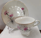 VINTAGE CUP/SAUCER MADE IN JAPAN - PINK CARNATION FLOWER (2 avail) Carnation
