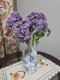 Handmade Crochet Hydrangea Flowers Set of 5 Ð Purple Lavender Ð Forever Flowers Hydrangea