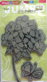 CLING JUMBO HYDRANGEA  PreCut Set - CRS5005Cling Rubber Stamp Stampendous SBox1 Hydrangea