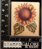 RUBBER STAMPEDE RUBBER STAMPS 770-F SUNFLOWER DESIGNS GARDEN BLOSSOM FLOWERS 175 Sunflower