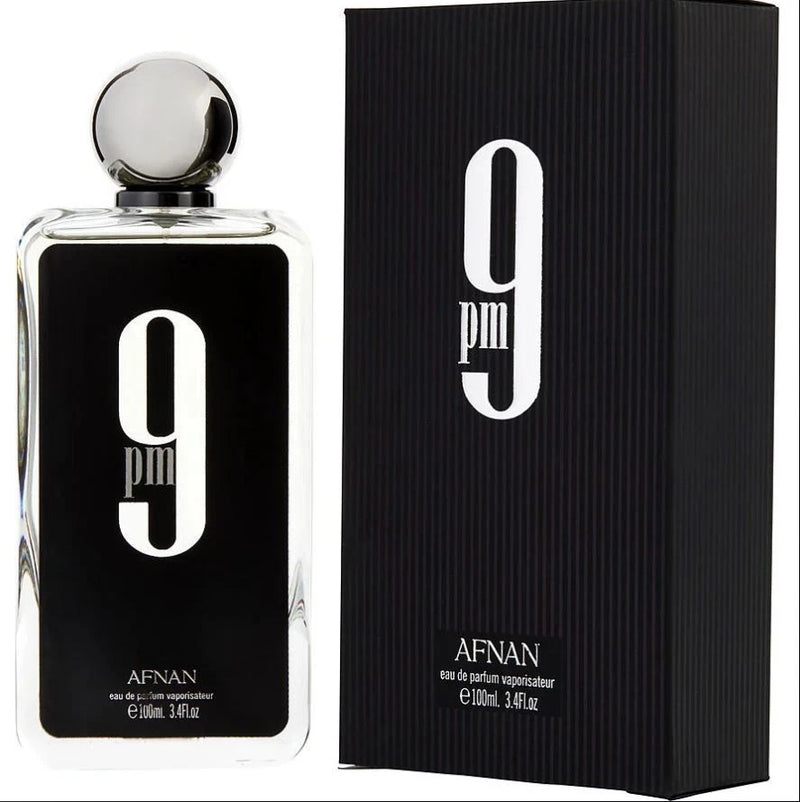 9 pm by Afnan 3.4 oz 100ml EDP perfume For Men Eau de Parfum Spray New In Box EDP