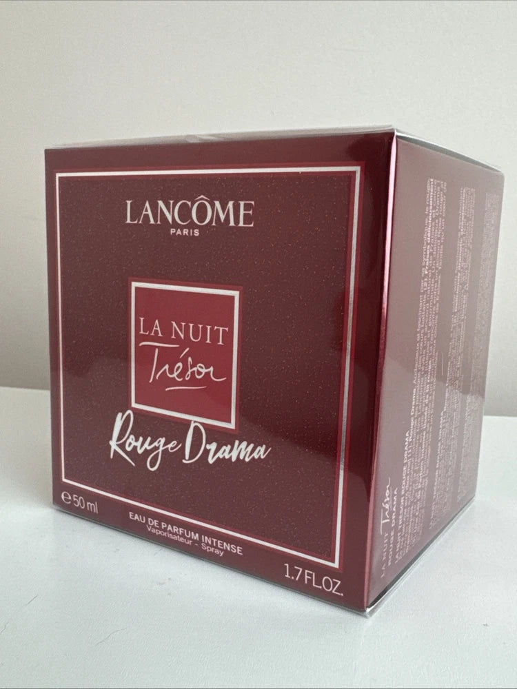 2026 LANCOME La Nuit TRESOR Rouge DRAMA Eau de PARFUM 1.7oz/50ml NEW & SEALED EDP