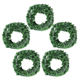 5 Pcs Green Leafy Hanging Vines Artificial Greenery for Outdoors Green Plant