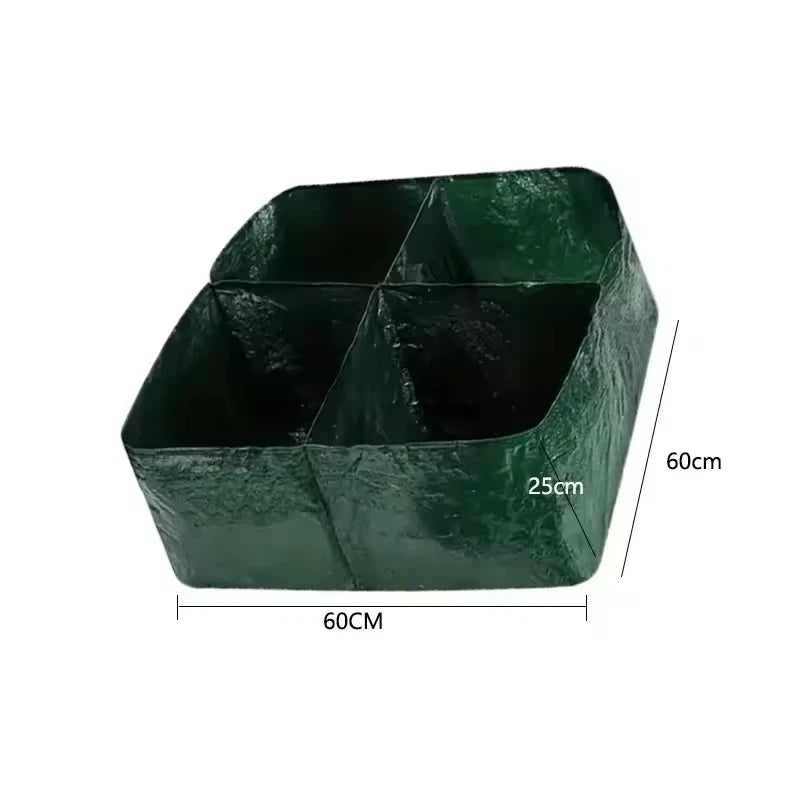 4/6/8 Grids Grow Bag Plant Garden Vegetable Flower Nursery Pot Flowerpot Planter Garden Plants