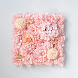 Wedding flower party background wall rose wall hydrangea row flower decoration Hydrangea
