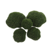 4 Pcs Artificial Moss for Decoration Indoor Plants Rockery Ornament Green Plant