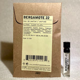 Le Labo Bergamote 22 Eau de Parfum EDP Sample Vial .025oz, .75ml New in Pouch EDP
