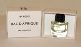 Byredo BAL D'AFRIQUE Eau de Parfum 0.27 Oz 8 mL Perfume MINI Splash Bottle NIB EDP