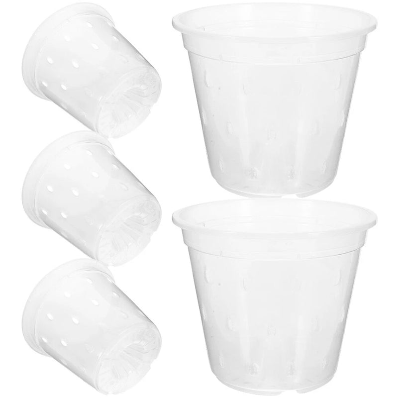 5PCS Pot for Plants Indoor Garden Pot Phalaenopsis Nursery Cup Planters Garden Plants