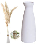 W.Z White Ceramic Vase for Pampas Grass Modern Boho Home Decor Style Perfect ... Pampas Grass