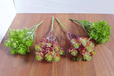 Set of 4 Pcs Artificial Plants Fake Lotus Grass Green Plant