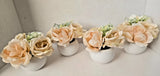 4 Artificial Peony/ Rose Flower Ball Arrangement Bouquet Wedding  Decorations Peony