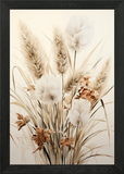 Floral Pampas Grass Framed Wall Art Poster Canvas Print Picture Pampas Grass