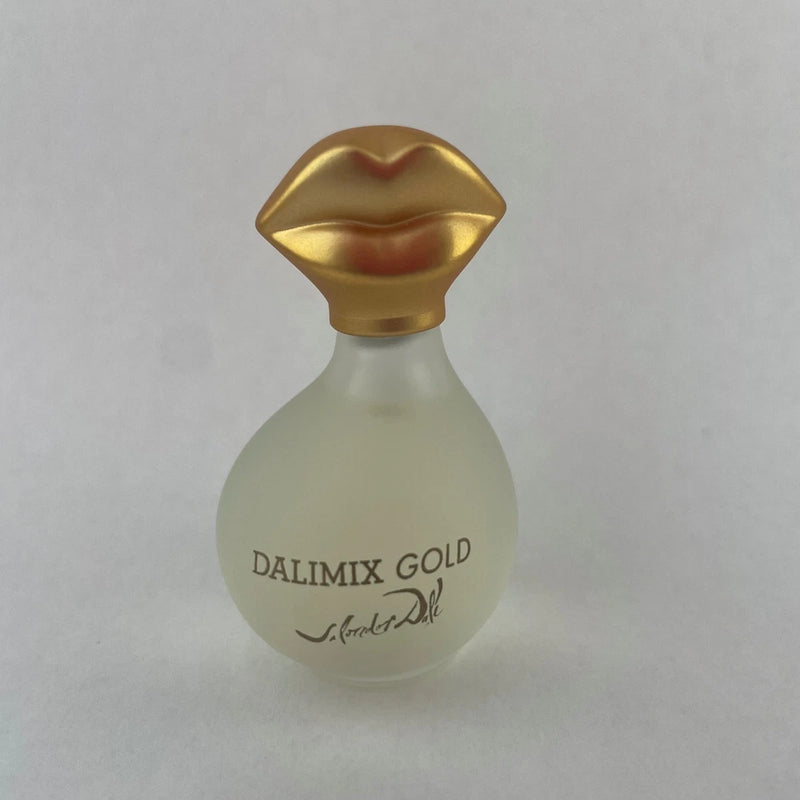 Salvador Dali Dalimix Gold Lips Bottle Vintage MINI 0.27oz / 8ml EDT Miniature EDT