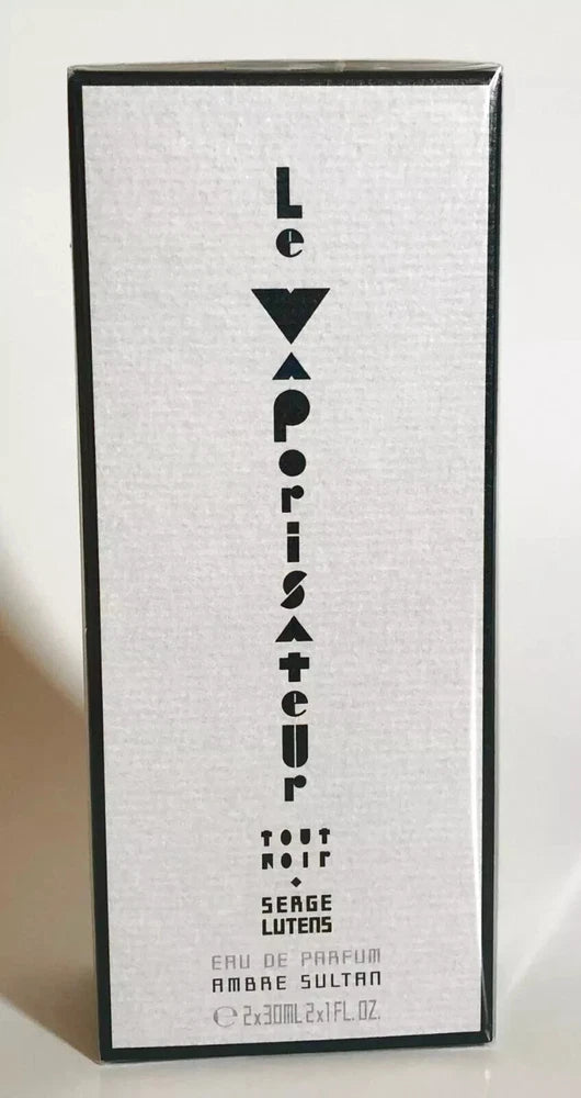 Serge Lutens Ambre Sultan Edp 2x30ml =60ml Atomizer Spray + Refill Tout Noir EDP