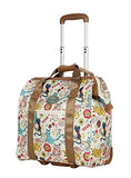 Lily Bloom Design Pattern Carry on Bag Wheeled Cabin  Under the Seat Tote Lily