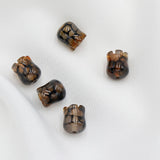 20pcs Natural Dragon Patterned Agate Lily of The Valley Flower Pendant Beads DIY Lily
