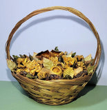 Thanksgiving/Christmas Dried Arrangement Rich Botanical Basket Table Centerpiece Dried Flower