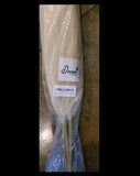 Tall Fluffy Boho Faux Pampas Grass 3.6 FT Cream Beige, 3 Long Stems Decor New Pampas Grass