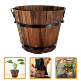 Garden Flower Pot Display Outdoor Simple Flowerpot Bucket Planter Garden Plants